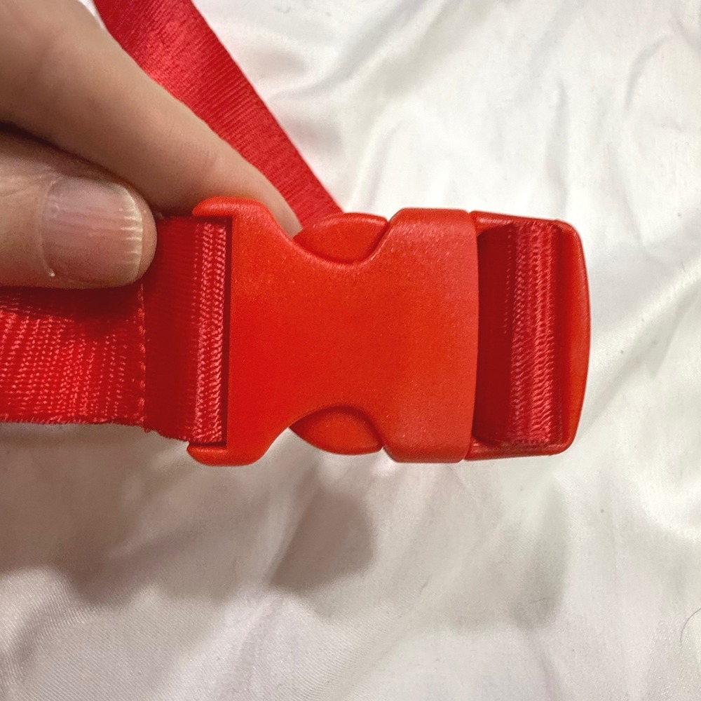 Disney Store Mickey Mouse Red Shorts Fanny Pack Waist Bag with 3D Ears One Size - Picture 4 of 8